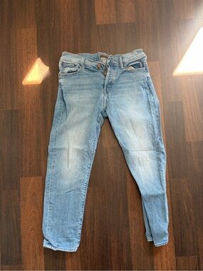 MOTHER Light Blue Boyfriend Jeans